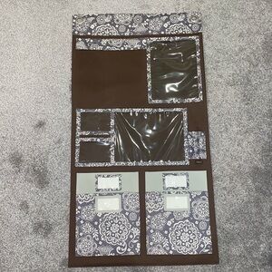 Thirty-one Wall Door Hanging Organizer Brown And Gray Office Organizer